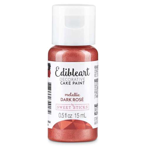 Sweetsticks Edible Art Paint - Metallic Dark Rose - Click Image to Close